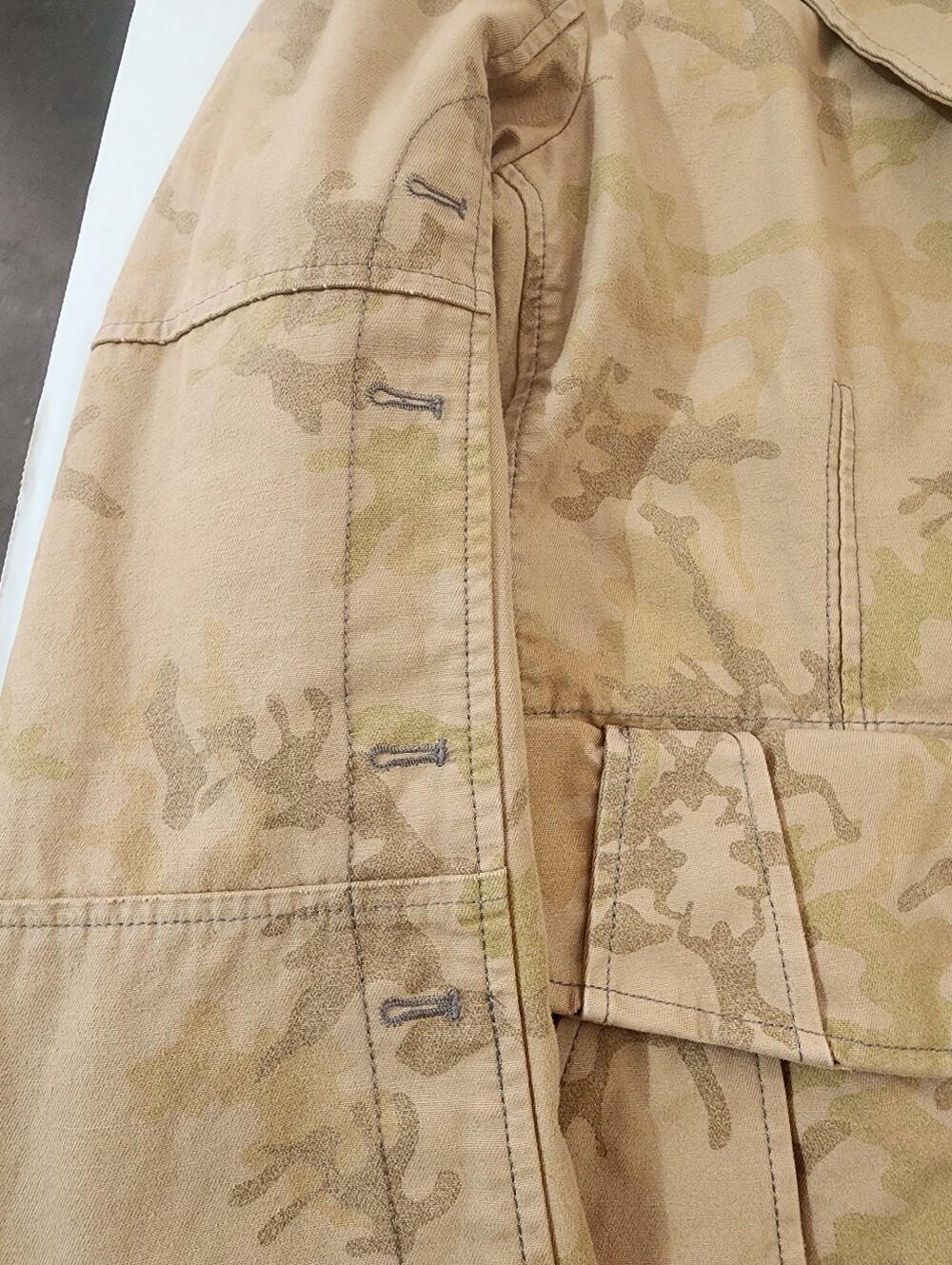 DIESEL Vintage Y2K Camo Blazer Jacket Mens Large Brown Camouflage Utility Coat L - Picture 7 of 11